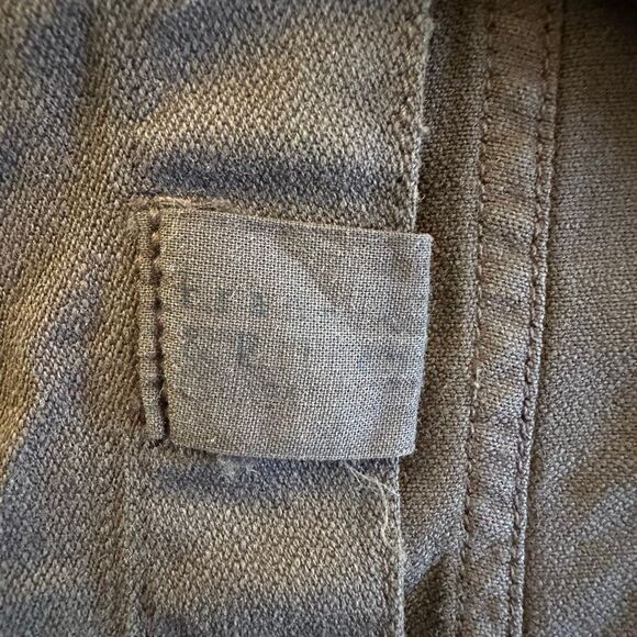 Frank & Eileen Luke 100% Cotton Button Up in Chocolate Brown Size M - Picture 4 of 5